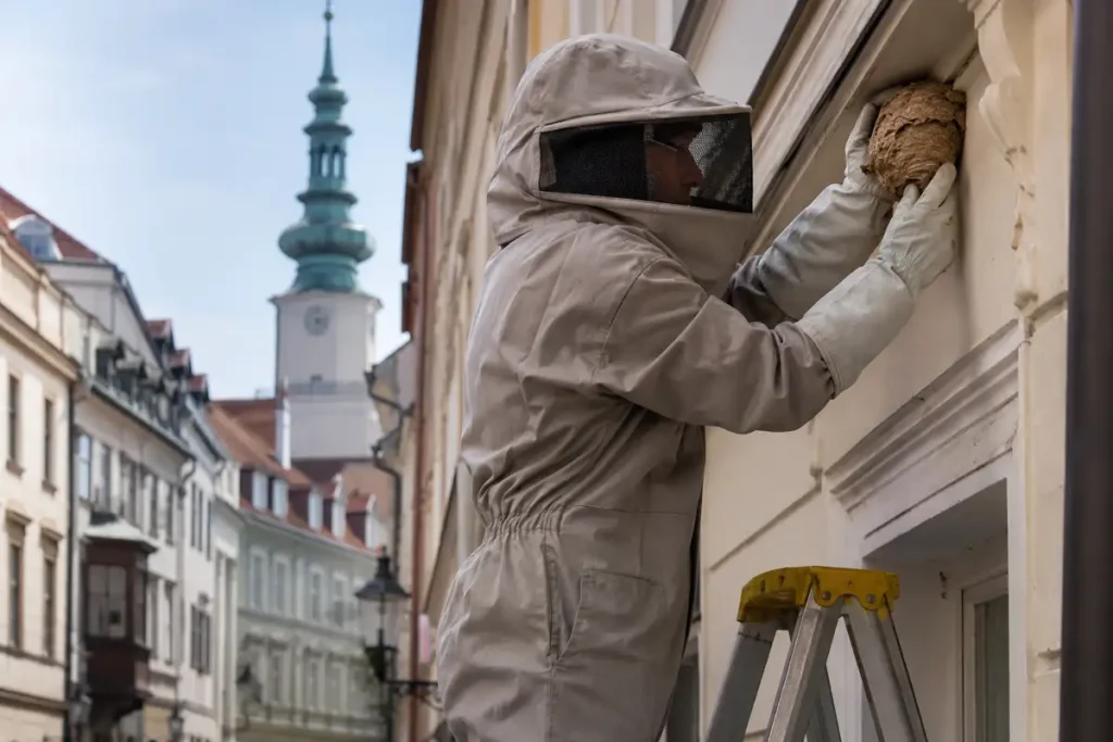 Likvidácia ôs a sršňov - Bratislava Staré Mesto. Odstránenie osieho hniezda - Nonstop 24/7 - DDD365