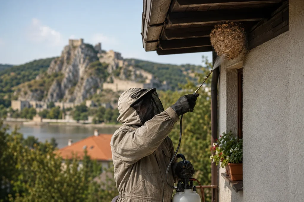 Likvidácia ôs a sršňov - Devín. Odstránenie osieho hniezda - Nonstop 24/7 - DDD365