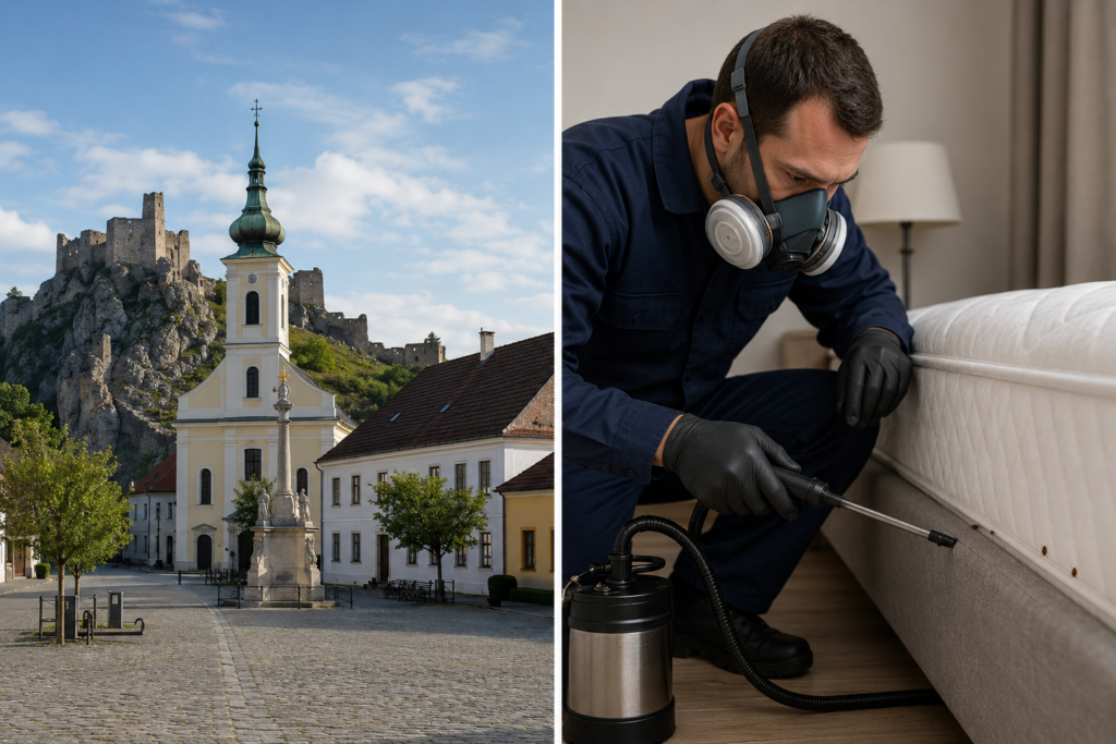 Likvidácia ploštíc Devín - diskrétna pomoc pre domy a apartmány