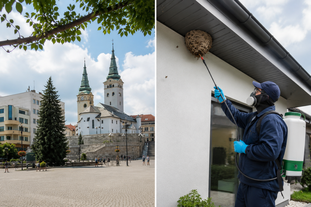 Likvidácia ôs a sršňov - Žilina. Odstránenie osieho hniezda - Nonstop 24/7 - DDD365